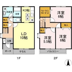 ニューハウジングＦの物件間取画像